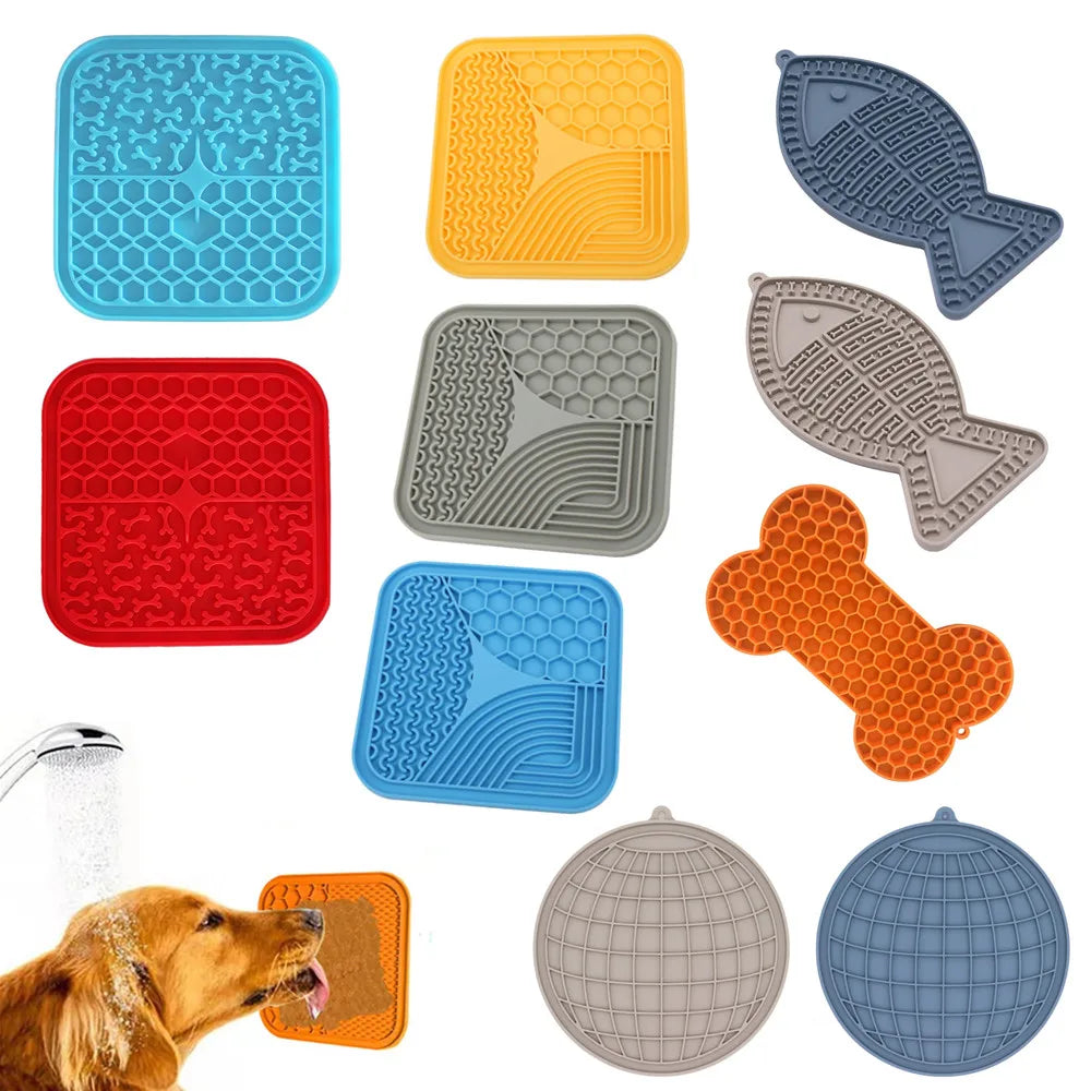 Tapete lambedor de silicone para cães e gatos