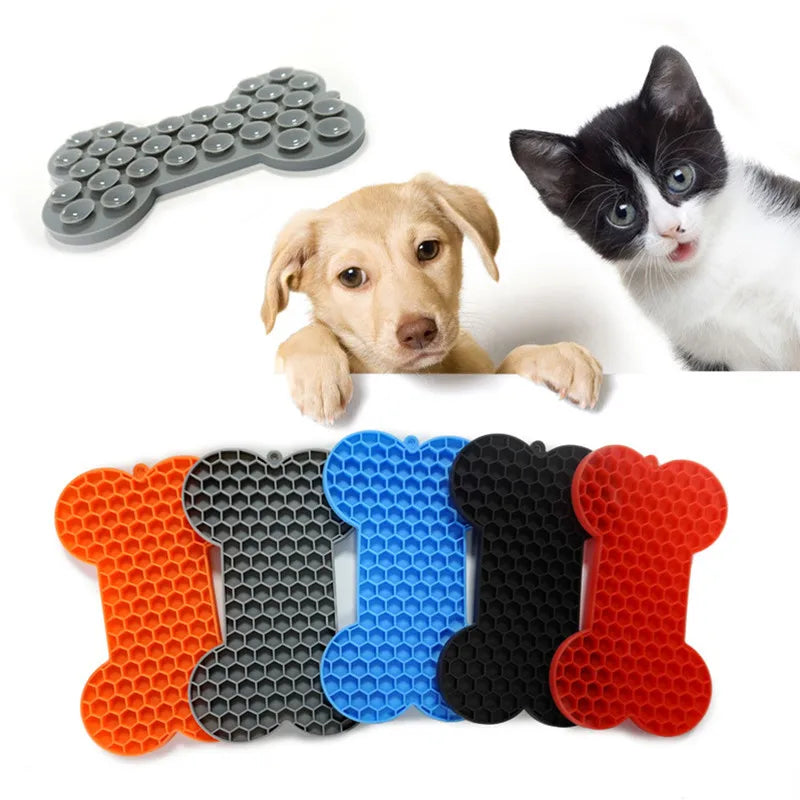 Tapete lambedor de silicone para cães e gatos